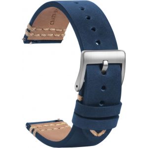 20mm Leather Strap Watch-Replacement Watch Straps Quick Release Black Soft Sport For Men Women-Smart Watches Connected Buckle Clasp-18mm 19mm 21mm 22mm.[U1344] - Neuf