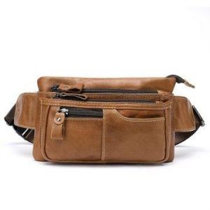 Sac banane en cuir synthétique pour homme - Modèle 02 - Neuf