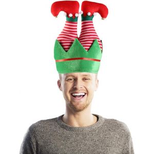 Noël, Chapeau, Chapeau de lutin de Noël avec des Cloches Chapeau de Santa de Noël Chapeau de Vacances, de Vacances Approvisionnements de Partie de - Neuf