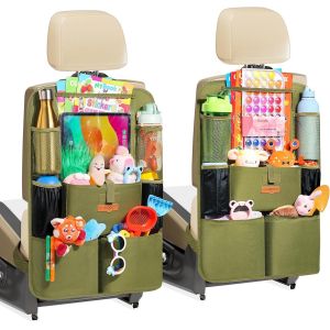 Eryi-Organisateur Voiture Enfant Pour Tablette 11 Pouces,Rangement Voiture Avec 8 Poches,Protection Siege Voiture Enfant,Support Tablette Voiture,Jeux Voiture Enfant Voyage,Accessoires Auto - Neuf