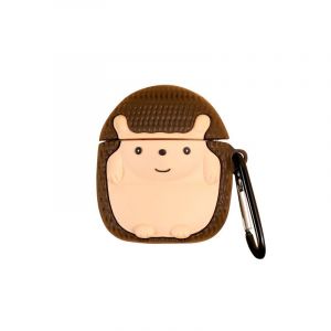(Hérisson) Housse en silicone pour Airpods 1 et 2, mignonne et amusante, compatible avec Apple [Série Animal] - Neuf