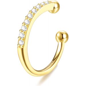 Kal-Boucles D'oreilles Manchette En Argent Sterling 925 Cz Boucles D'oreilles Manchette En Cartilage Helix Non Per&ccedil;antes Boucles D'oreilles Manchettes Conques Pour Femmes - Neuf