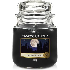 bougie jarre parfum&eacute;e|moyenne taille|Nuite d'&eacute;t&eacute;|jusqu&iquest;&agrave; 75 heures de combustion - Neuf