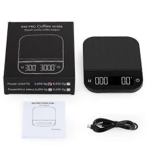 Balance À Café Intelligente Avec Minuterie Balances De Cuisine Charge Usb Café À La Main Balance Électronique Ménage Sc - Neuf