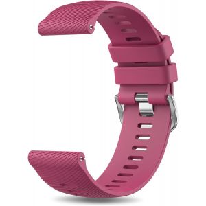 18mm 20mm 22mm Bracelet De Montre En Silicone, Souple Bracelet De Replacement En D&eacute;gagement Rapide Avec Boucle En M&ecirc;me Couleur Homme Femme - Neuf