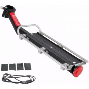 Subzonal-Porte-Bagages L&eacute;ger Pour Bicyclette Capacit&eacute; De Charge De 20lb/9kg Convient &Agrave; La Plupart Des V&eacute;los De Montagne Avec R&eacute;flecteur Et Filet De Rangement - Neuf