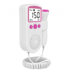 Moniteur De Frequence Cardiaque Fotale Pour Bebe, Affichage Numerique, 0 Rayonnement, Doppler Domestique, Moniteur De Rythme Cardiaque Fotal, Rose - Neuf