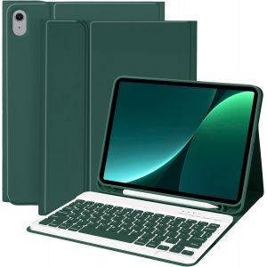 KAL-Coque Clavier Pour Ipad 10/11 Ème Génération(10.9 Pouces 2022/11 Pouces A16 2025), Azerty Français, Housse Amovible Avec Clavier Bluetooth Sans Fil Pour Ipad 2022 10Eme/11Eme(Stylet Non Inclus) - Neuf