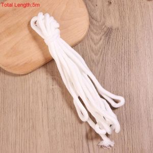 Cordon De Mèche Auto-Arrosage De 5/10M, Corde En Coton, Cordon À Dégagement Lent Automatique De 4Mm Pour L'Irrigation Auto-Arrosage Des Plantes En Pot.5M - Neuf