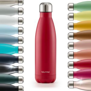 Bouteille Isotherme Charles- Gourde 350ml - Gourde Inox Sans Bpa Froid&chaud- Thermos Isotherme En Métal- Bouteille D'eau- Gourde Acier Inoxydable- Bouteille Isotherme 350ml En Rouge - Neuf
