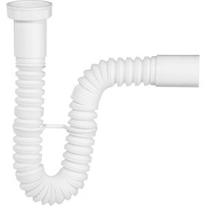 ERYI-Sp1101 Siphon D'Évier Extensible ¿40 Mm, Blanc - Neuf