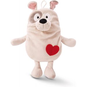 Dog Hot Water Bottle 350 ml 34 cm Beige-2 in 1 Soft and Cuddly & Warmers Girls and Boys Plush Toy,Heating Bag for Beds from 10 Months,49644,&deg; - Neuf