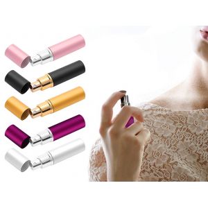 Lot de 2 flacons vaporisateurs de parfum de 12 ml avec syst&egrave;me anti-fuite - Neuf