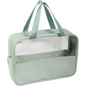 MAA-Trousse de toilette de voyage avec fermeture éclair - Transparente et étanche - Plusieurs tailles - Pour hommes, femmes et enfants, Xsb13505, 26 X 7 X 16 cm / 10.24 x 2.76 x 6.30 inches - Neuf