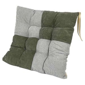 Coussin De Couture Colorblock Rembourré Antidérapant Coussin De Chaise Carré Maison Cuisine Bureau Patio Siège Pa - Neuf