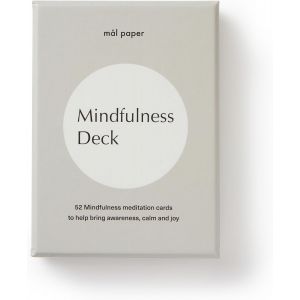 Chenquansarl-Mal Paper - Lot De 52 Cartes De Méditation Pleine Conscience - Idéal Pour Les Défis De Pleine Conscience, Les Outils De Méditation, Les Cartes Inspirantes Et Comme Outil De Réflexion Pos - Neuf