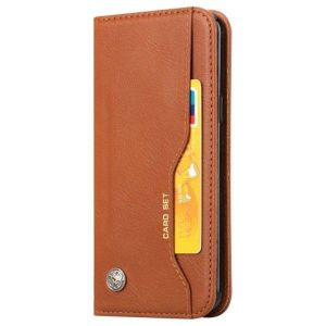 &Eacute;tui Pour Galaxy S9 Avec Cadre Photo, Support, Emplacements Pour Cartes Et Portefeuille - Marron - Neuf