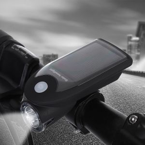 Ensemble De Feux Avant Et Arriere Etanches Pour Velo, Chargement Solaire - Neuf
