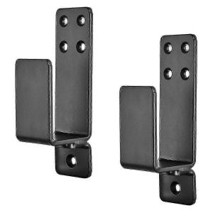Supports de barricade de porte,paquet de 2 supports de barre ouverts abaissés,supports de barre 2x4 empêchent les non-autorisés - Neuf
