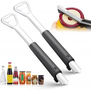 Letnerny-2 Pièces Ouvre Boite De Conserve, Ouvre-Boîtes Manuels, Ouvre Bocal Manuel, Ouvre Boite De Conserve Et Bocal, Ouvre Bocaux Pour Les Personnes Âgées Mains, Les Personnes Souffrant D'arthrite - Neuf