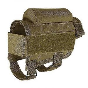 Support de joue tactique en plein air Sac d'approvisionnement portable r&eacute;glable deux-en-un1pcs-Khaki - Neuf