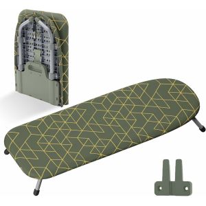 ChenQuanSarl-Planche À Repasser De Table D-Pli | Mini Portable Avec Support Mural | Pliable Pour Économ r De L'Espace | Vert - Neuf
