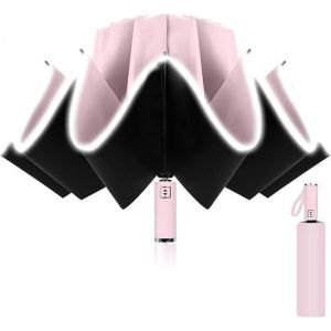 Parapluie Pliant, Parapluie de voyage, Parapluie Pliant Automatique, Automatique Ouverture et Fermeture R&eacute;sistant au UV, Parapluie Imperm&eacute;able, R&eacute;sistant au Vent, pour Hommes - Neuf