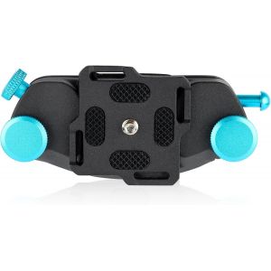 Fixation Appareil Photo sur Sac à Dos Clip de Ceinture pour Appareil Caméra Sangle Clip de Support de Caméra Sac à Dos de Montage à Dégagement Rapide en Alliage D'Aluminium avec Support 1/4 - Neuf
