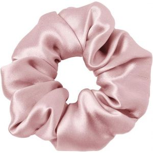 En Soie Elastique Pure Fillebobbles Scrunchies Chouchou Rose Pastel - Neuf