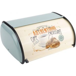 Bo&icirc;te &Agrave; Pain Bo&icirc;te &Agrave; Pain En M&eacute;tal Grande Capacit&eacute; Bo&icirc;te &Agrave; Pain En M&eacute;tal Conteneur Organisateur De Rangement De Cuisine (Rouge) (Bleu) - Neuf