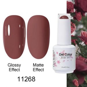 Clou Miles-Verh&eacute;ritage &Agrave; Ongles Semi-Continu, Gel &Agrave; Tremper, Laque Uv Led, Rouge Fonc&eacute;, Marron, Document Chaud, Manucure, Nail Art, 15ml.11268. - Neuf