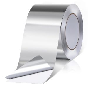 Kalanka-Ruban Adhésif Aluminium,75mmx50m Ruban Scellant Métallique En Aluminium Pour Conduits D'air Haute Temperature,Isolation & Barrière Contre Vapeur Pour Lave-Vaisselle, Plan De Travail, Gouttièr - Neuf