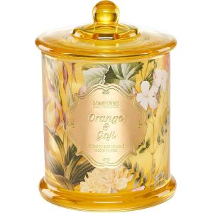 Bougie parfumées dans un verre en bois de santal à la vanille - Longue durée de combustion de plus de 60 heures - Bougie en cire de soja - Cadeau de décoration d'intérieur pour femme - Neuf