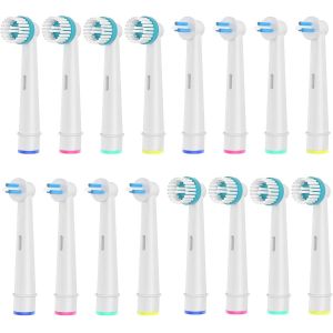 Kalanka-8 Brossettes Interspace Et 8 Brossettes Ortho Care Essentials, Brossette De Rechange Compatibles Avec Les Oral-B Brosse A Dent Electrique. - Neuf