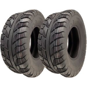 25x10.00-12 (255/65-12) ATV Tyres 6ply WP08 OBOR Beast 54N Road Legal (Set of 2) - Neuf