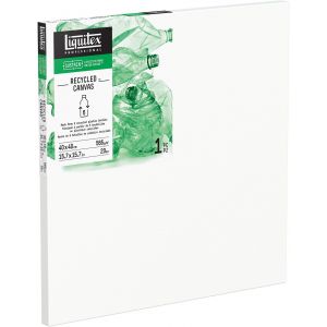 Cadre En Plastique Recyclé 100% Recyclé Toile De Qualité Supérieure 565 G/M² Fsc 3 Couches Apprêtées Pour L'huile Et Les Peintures Acryliques 40 X 40 Cm - Neuf