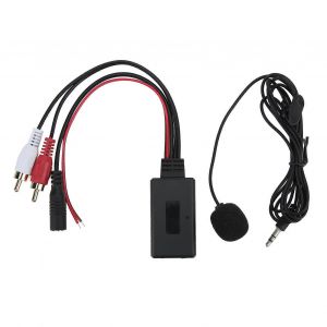 Adaptateur Bluetooth AUX IN de voiture C&acirc;ble sans fil avec microphone mains libres pour Pioneer avec 2 ports audio RCA - Neuf
