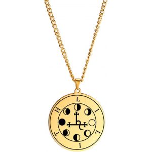 Kal-Collier De Lilith Pour Hommes Femmes Hécate Gothique Phase De Lune Lilith Déesse Pendentif Sigil Lucifer Signe Mythologie Païen Bijoux Cadeau - Neuf