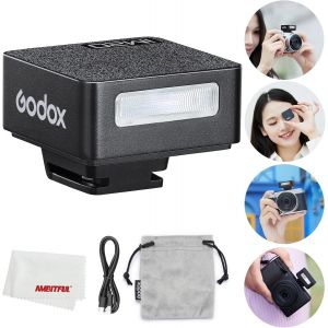 Godox iM20 Flash Speedlite Mini Flash Speedlite GN15 with 7 Flash Power Levels, CCT 6000K&plusmn;200K with S1/S2 Optical Control for Fuji/Sony/Nikon/Canon/Olympus Camera - Neuf