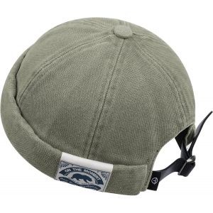 Kalanka-Casquette Docker Coton Bonnet Docker Unique Street Décontracté Brimless Chapeau Beanie Baseball Cap Fisherman Beanie Watch Hat - Neuf