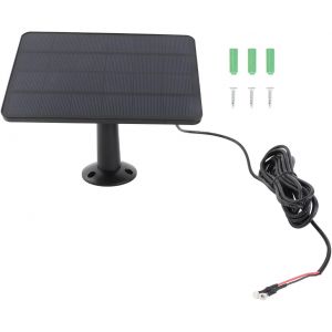 lbgwp60-Chargeur De Caméra À Panneau Solaire, 10 W, Compatible Avec Doorbell, Ring Video Doorbell 2, Doorbell 3, Video Doorbell 3+ Et Doorbell 2K Camera, Résistant Aux Intempéries, Avec - Neuf