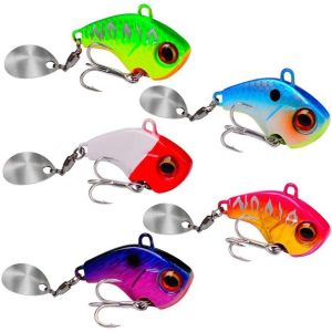Kyaoayo-Lot De 5 Spin Jig - Appâts À Tête Plombée - 6-17 G - Dans Une Boîte. - Neuf