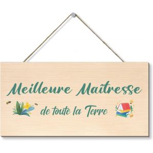 Cadeau Maitresse,Cadeau Maitresse D'&Eacute;cole Fin D'Ann&eacute;e,Cadeau Ma&icirc;tresse &Eacute;cole,Merci Atsem Cadeau,Merci Maitresse Cadeau,Idee Cadeau Maitresse,Cadeau Pour Maitresse,Plaque Murale Decorative - Neuf