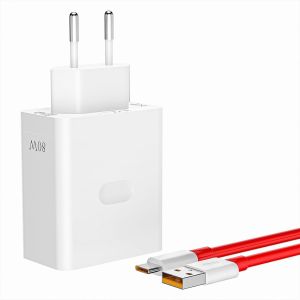 LORANKA-SUPERVOOC Chargeur Rapide pour Oneplus, Chargeur et c&acirc;ble USB C 2m, Adaptateur de Charge pour OnePlus 13 10 Pro Nord 2T Nord 4 3 CE 4 Lite 12R 12 9 8T N10 Oppo Reno 11F Realme 12 Pro - Neuf