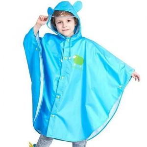 Poncho De Pluie Pour Enfants Imperméable Cape De Pluie Pliable Vêtements De Pluie Enfants Imperméable À Capuche Manteau De Pluie - Neuf