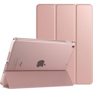 Case Compatible With Ipad 9th Generation 2021/Ipad 8th Generation 2020/Ipad 7th Generation 2019, Cover Case With Translucent Frosted Hard Protected Pouch For 10.2 Inch, Rose Gold - Neuf