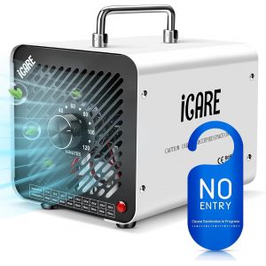 Checarzhn--No1-Générateur D'ozone Domestique 30000 Mg/H, Machine À Ozone Pour Purification De L'air Et Élimination Des Odeurs Dispositif D'ozone Portable O3 Pour Bureau, Salle De Bain, Maison, Voitur - Neuf