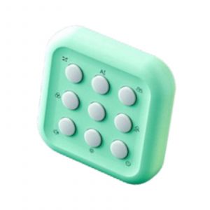 Jeu Électronique De Morpion Jeu Familial Modèle De Mémoire Jeu Éducatif Portable-Vert - Neuf