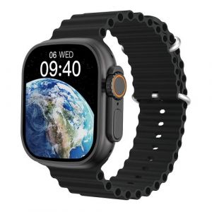 Wiwu Sw01 Ultra 1,9 Pouce Écran Ips Ip68 Montre Intelligente Bluetooth Étanche - Noir - Neuf