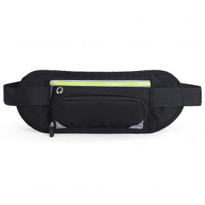 Sac banane de randonnée Sac banane avec porte-bouteille d'eau Ceinture de course réfléchissante imperméable à l'eau Sac de taille pour hommes femmes - Neuf